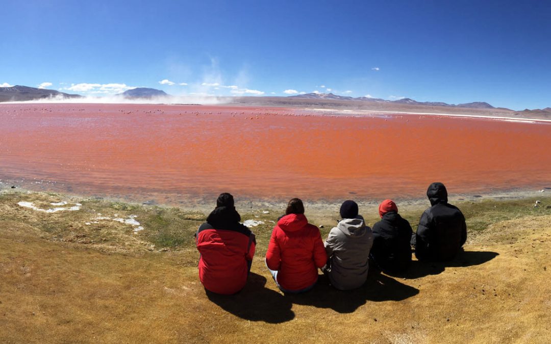 Desiertos blancos y lagunas de colores